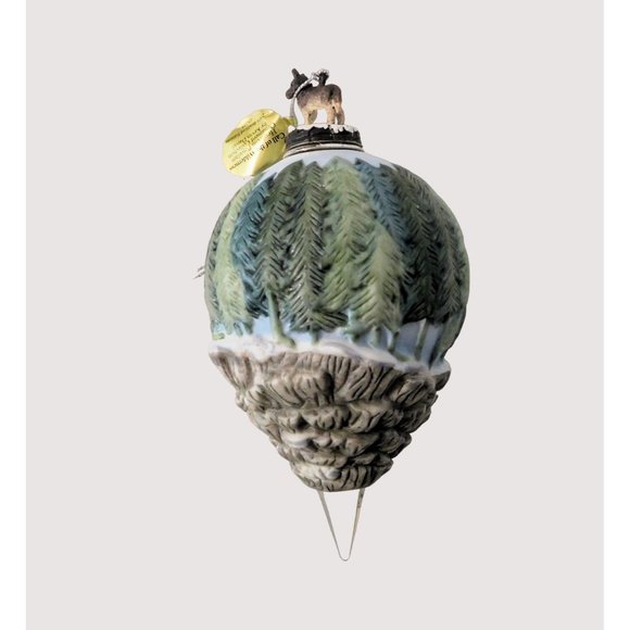 Call of the Wilderness Ornament Wintry Outlook by Kevin Daniel 2001 Bradford - Picture 3 of 4